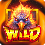 Símbolo Wild do jogo Fênix Sortuda